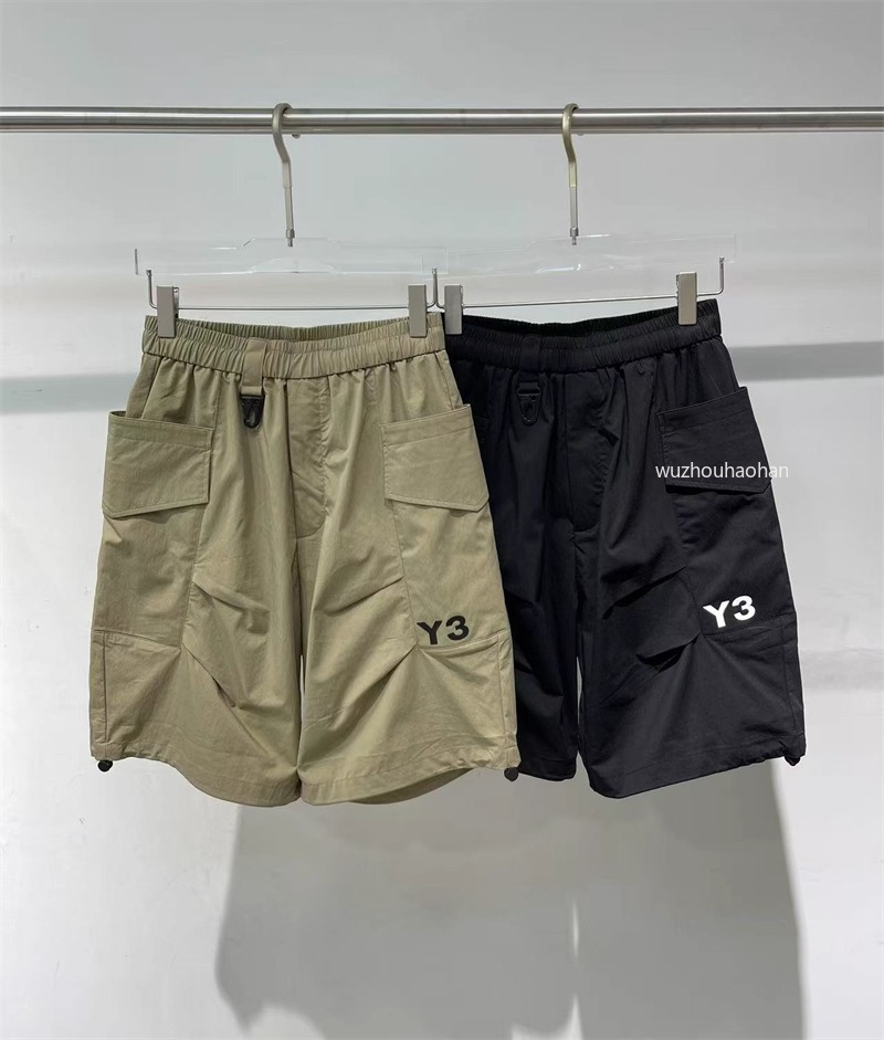 Casual Y3 Shorts Mens Summer Loose Multi-pocket Functional Pants Y1289
