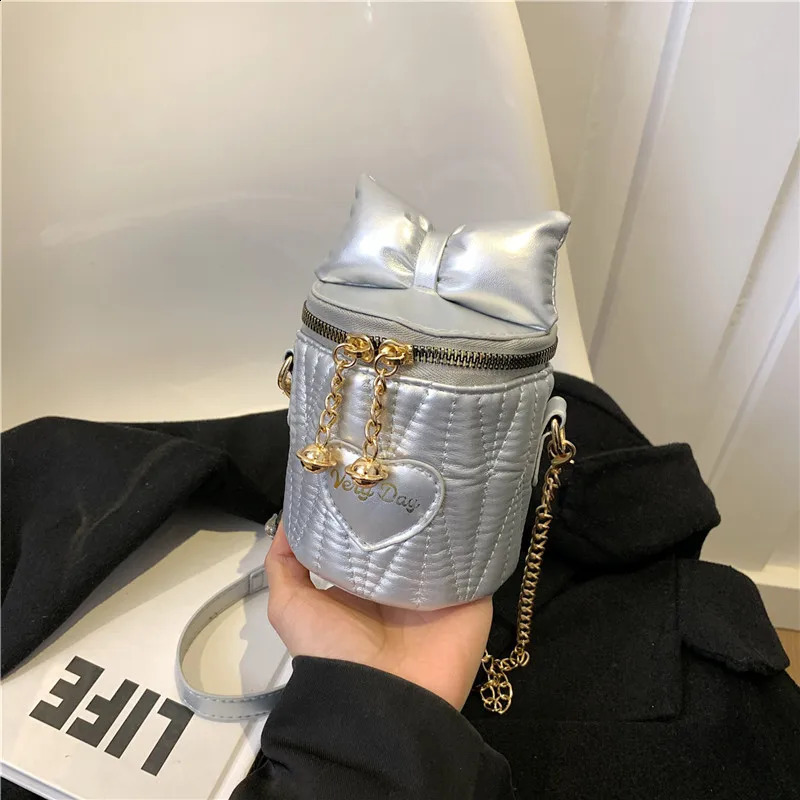 1pcs Korean Niche n Fashionable Small Bag for Women Diamond Chain Mini Bucket Can Be Crossbody or Shoulder 250815