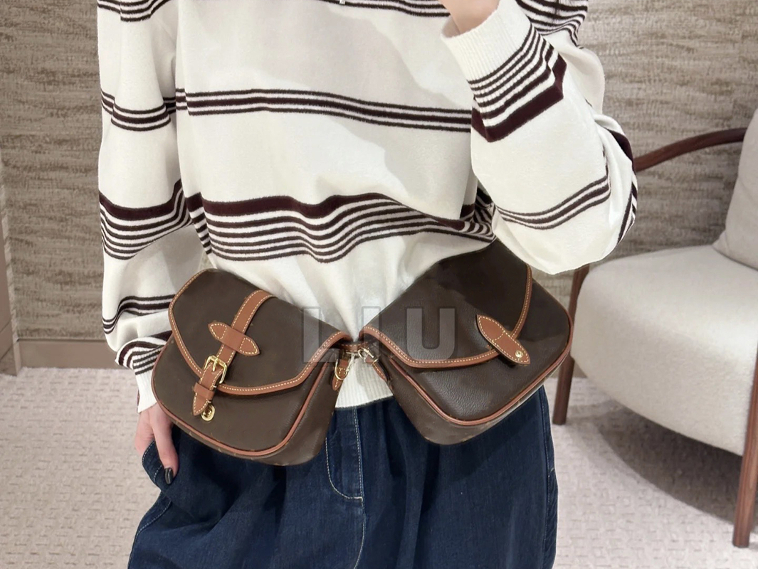 10A Mirror Quality Designer DUO BB Waist Belt Bag Women Shoulder Bags Luxury Crossbody Bag Chain cosmetic bag saddle bag 2 piece Can be used separat