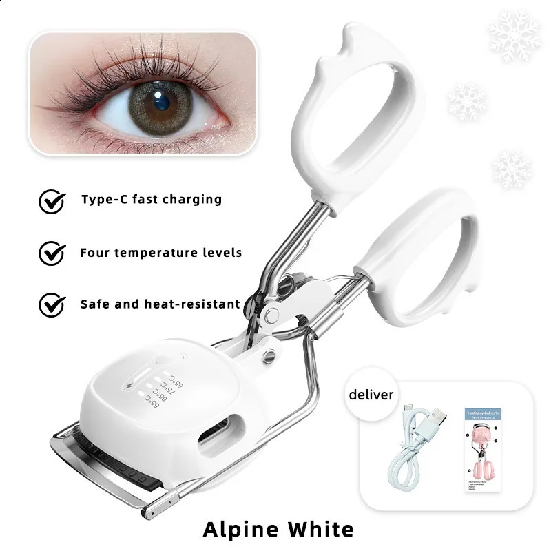 Heated Eyelash Curler Intelligent Quick Heating 4 Temperature Control Portable Makeup Tools Mini Electric Lash Curlers 250814
