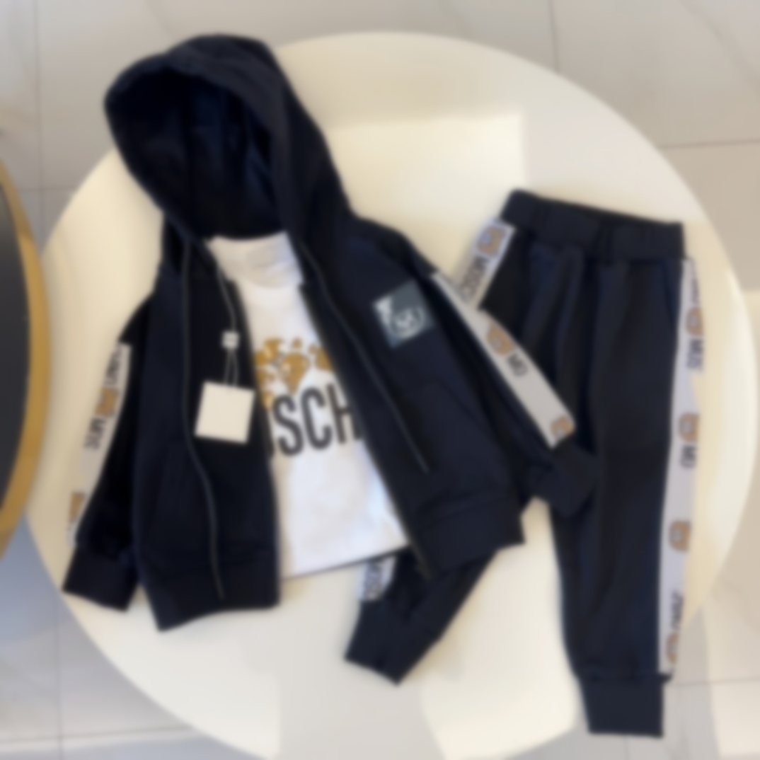 kids jackets tracksuit baby jackets hoodies sets kid designer boy hood cothes toddler coat three pieces fashion Christmas birthdays parties schoo-image-805308480