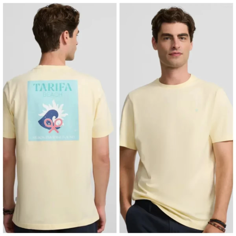 T-shirts pour hommes Silbon Summer Lettre imprimé T-shirt à manches courtes féminines Top Contrôle Sports Fitness Brestable Unisexe