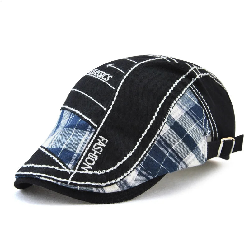 JAMONT 100% Cotton Casual Beret Visor Caps for Men Women Spring Summer Cabbie sboy Hat British Retro Cap Casquette Adjustable 250814