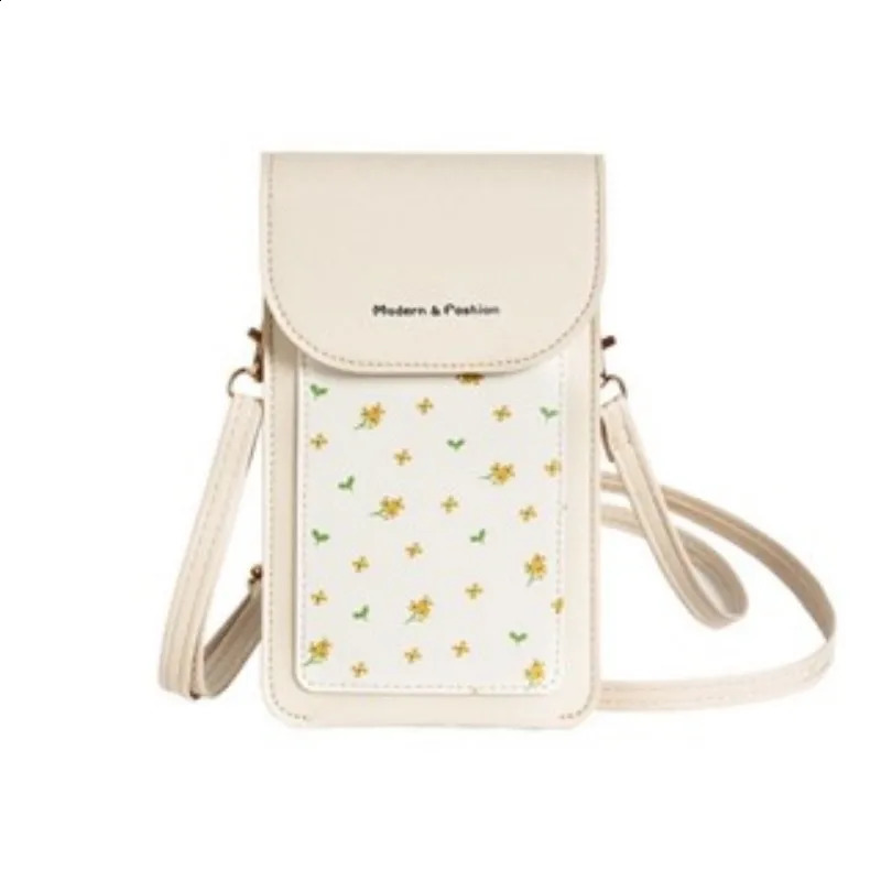 Sac de téléphone à écran tactile pour femmes One épaule crossbody petites filles 250815