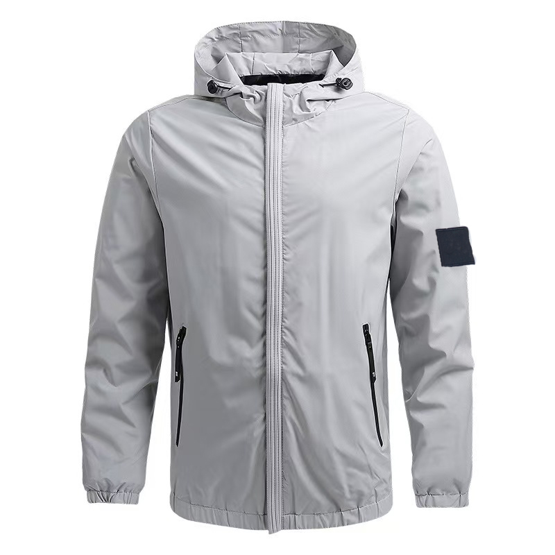 Windproof jacket men designer jacket top outdoor lightweight casual armband logo mens short coats fashion autumn hooded man windbreaker jacket