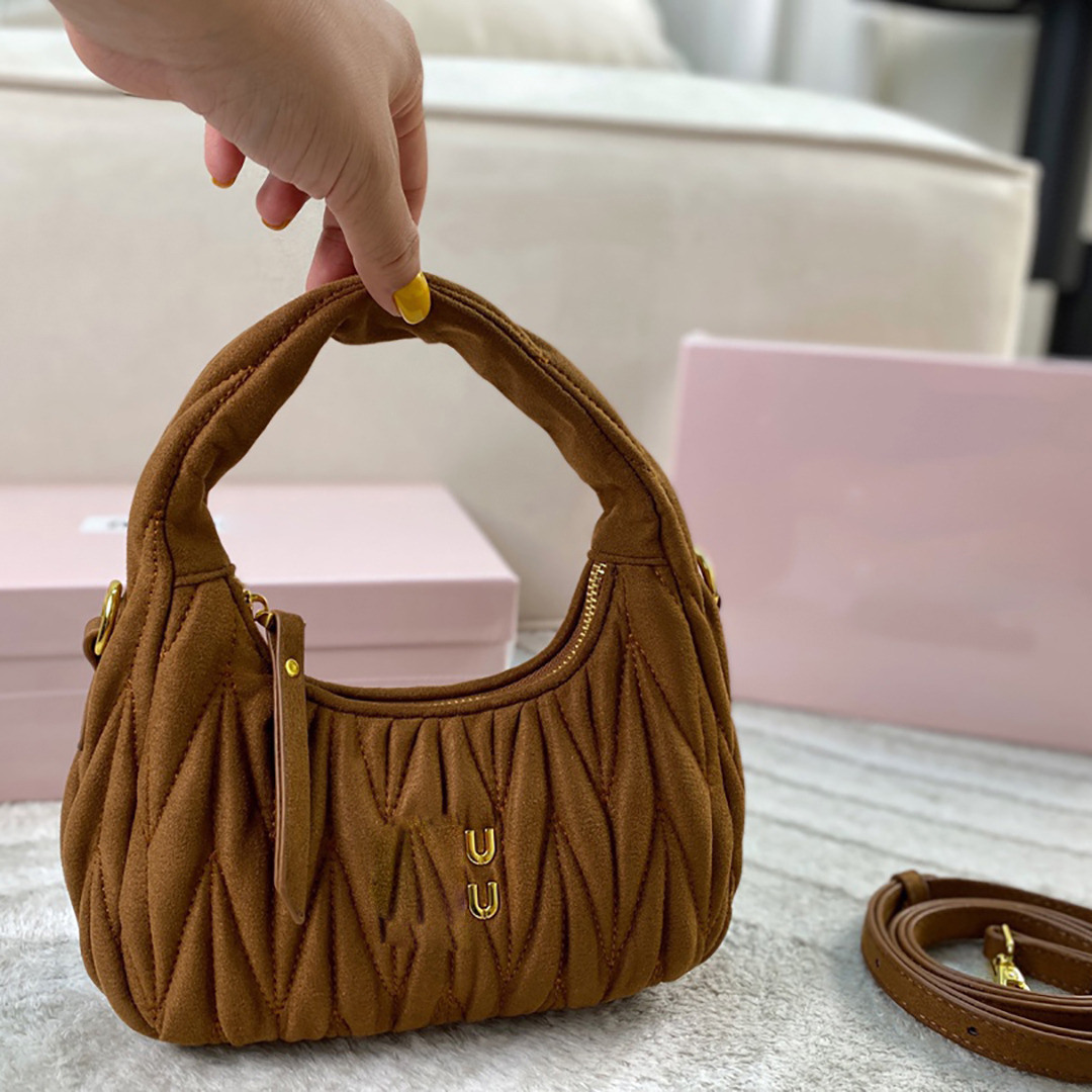Top Designer Two M Bags Handbag Classic Style Tote Bag Women Leather Denim Crossbody Luxury Brand Tote Purse Brown Flower Handbag CRD2508183F17