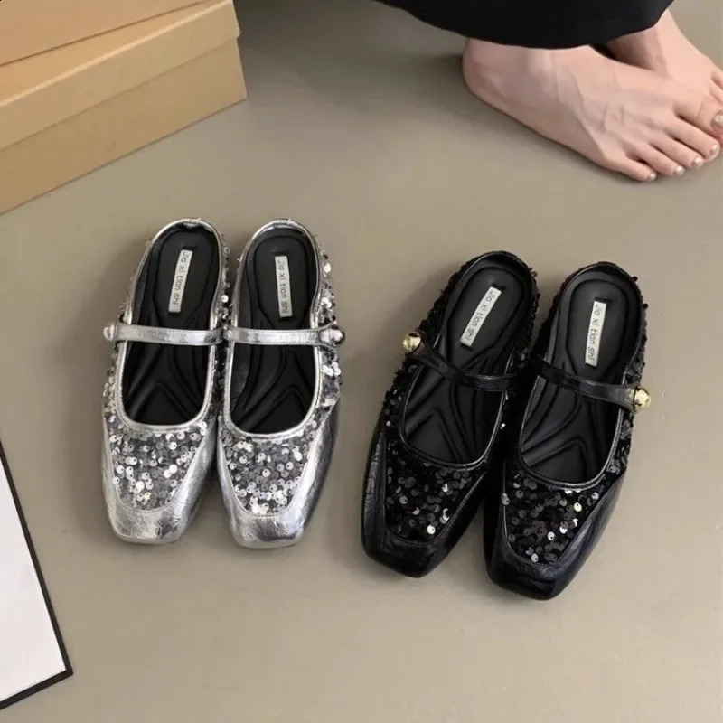 Flat Sandals Soft Bottom Slippers Women Outside Spring Summer Flats Korean Mules Slipper Women Sandals Womens Slides 250814