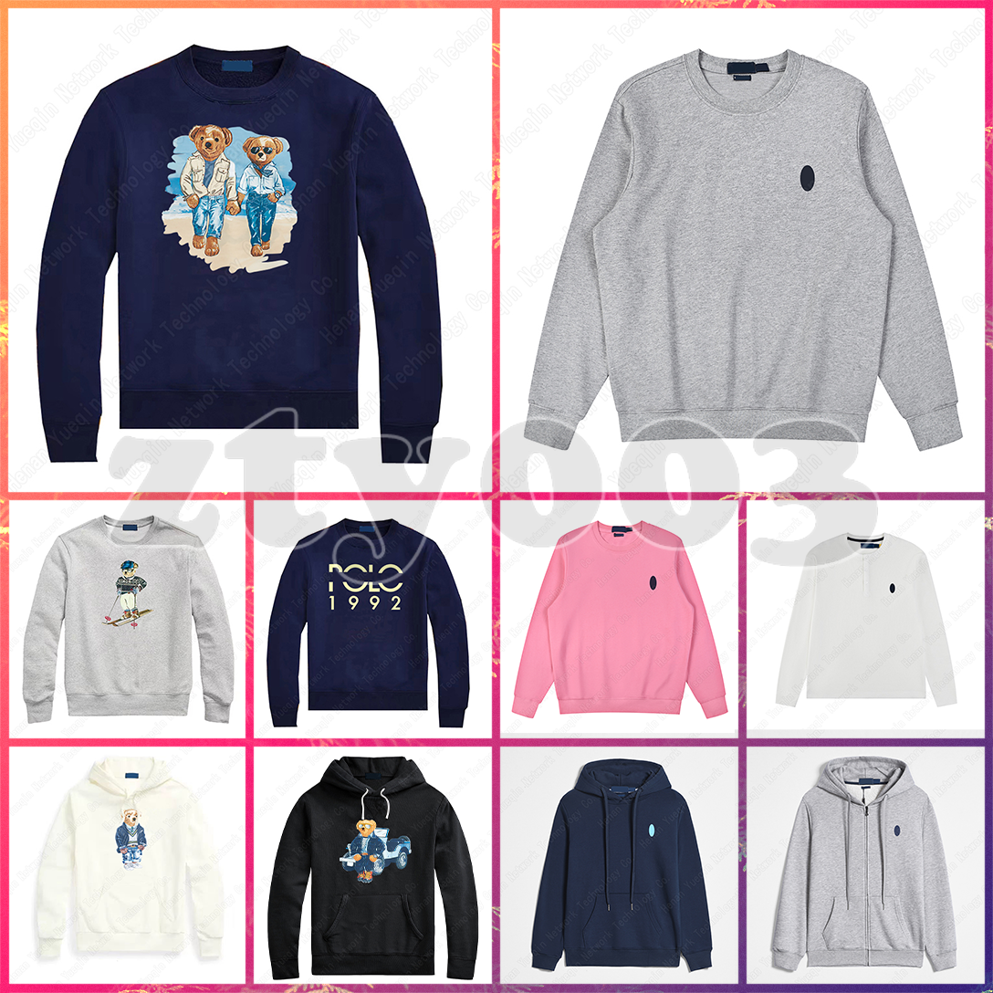 Men's designer hoodie warm pullover Polo Hoodie hoodie sweatshirt autumn and winter coat fashion Hooded Pullover Sports hoodie size S-2XL