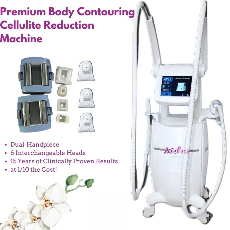 Système de minceur de forme de corps de Vela Premium, machine de massage à rouleaux sous vide professionnelle pour la réduction de la cellulite,