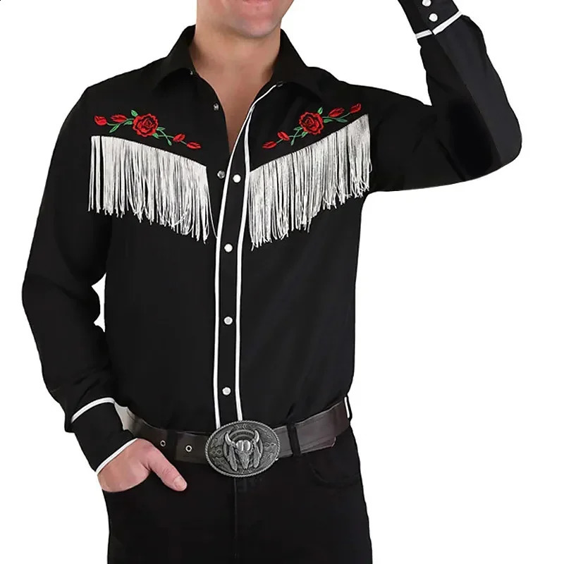 Western tribal denim HD 3D printing longsleeved shirt fashion casual sports outdoor light and comfortable spring summer 250801