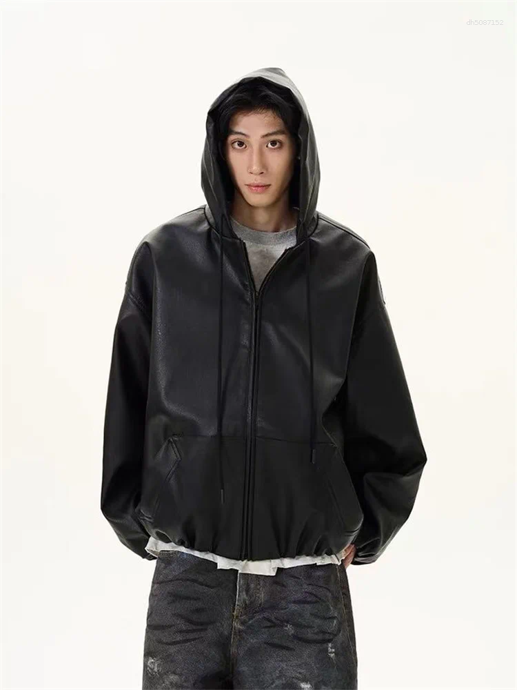 Men's Jackets 2025 Spring Y2k Windbreaker Clothing Quality Cortex Coat Casual Loose Oversize Tops Vintage Solid Color