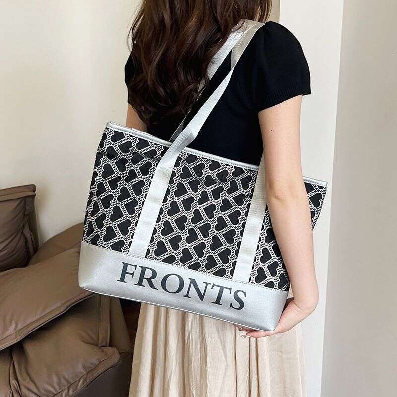 New Tote Large Capacity Women's Simple And Versatile For Travel, High-end Shoulder Bag, Handbag