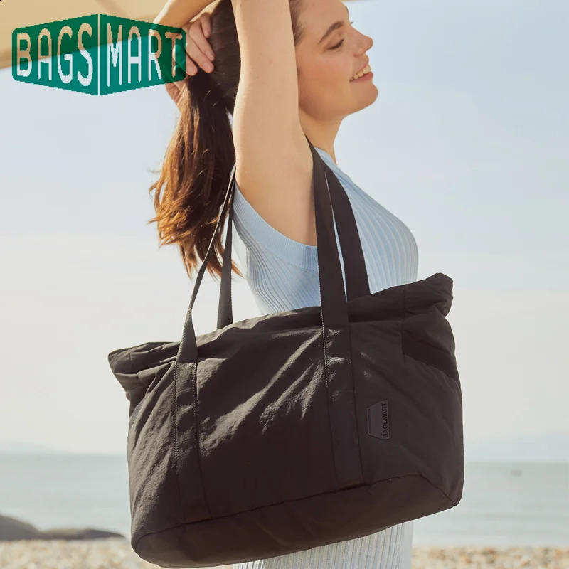 Sac fourre-tout sac à main Bagsmart pour les femmes collège grande capacité commu au bac décontracté croix portable sac250813