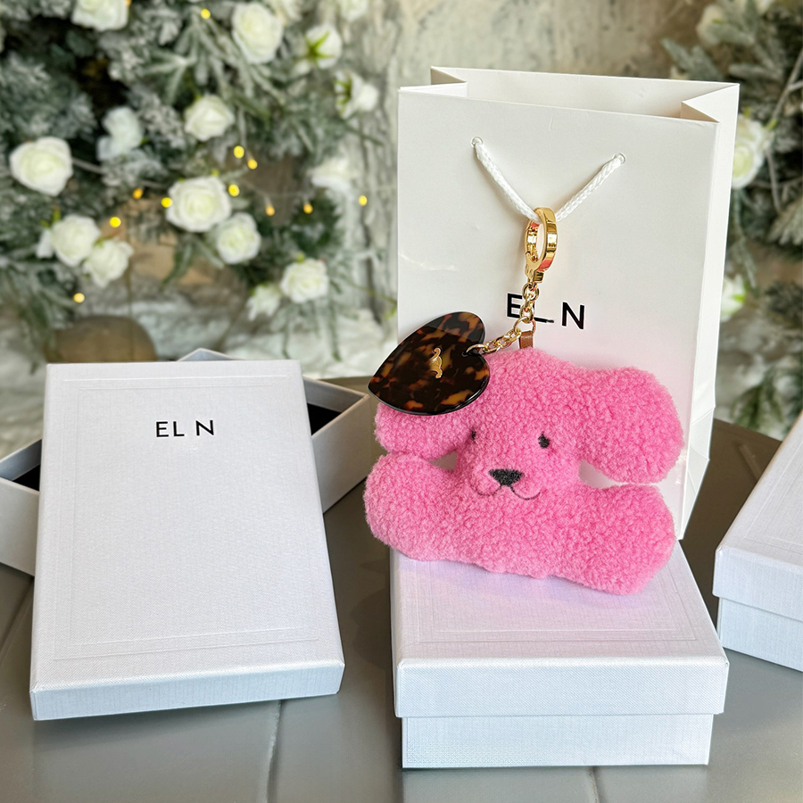 Designer Keychains Lanyards Key Chains Car Pendant Plush Cute Puppy Fashion Versatile Pendant Keychain Unisex Simplicity Retro Key Accessories