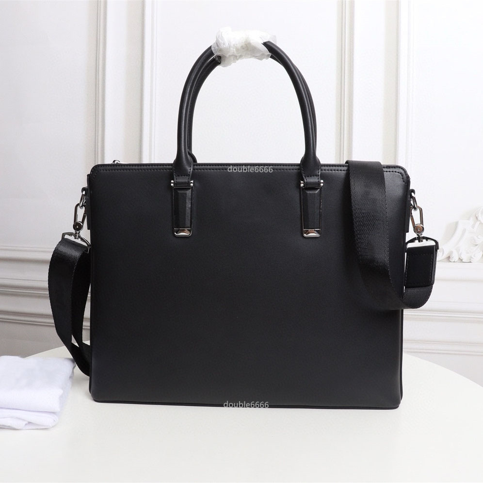7A Quality Designer Men's Soft Cowhide Briefcase Genuine Leather Business Messenger Bag Luxury Women's Office Computer Bag Vintage Commute