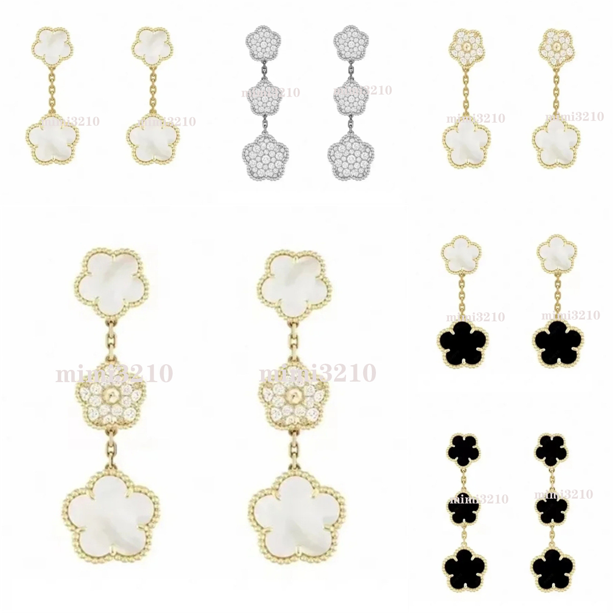 earrings designer earrings luxury jewelry Fashionable classic design Manufactured by agate titanium steel earrings designer designer jewelry luxury
