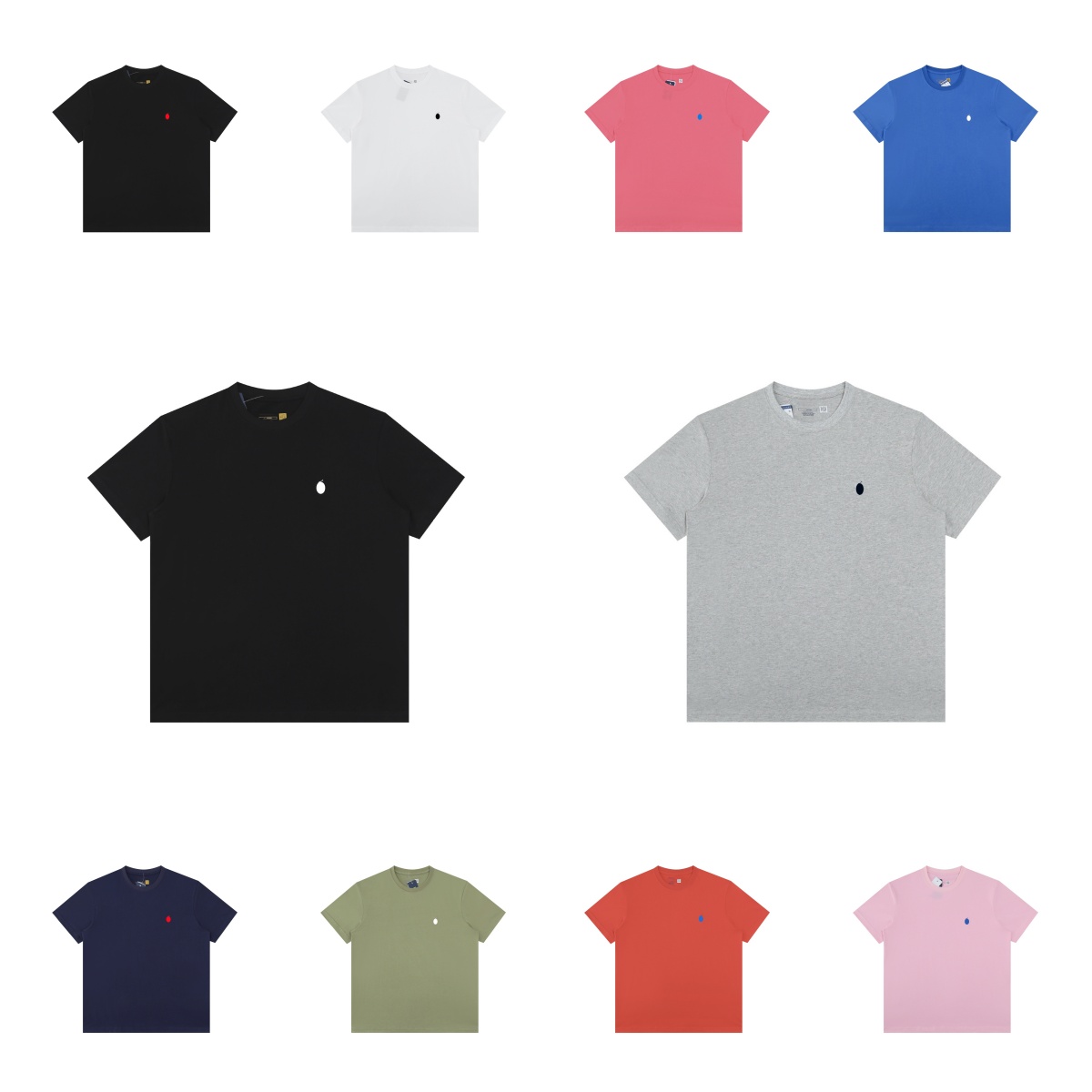 Men's T Shirts Designer Cotton T-Shirts Classic Embroidered For Men & Women Round Neck Casual Loose Breathable Brand Short Sleeve Tee