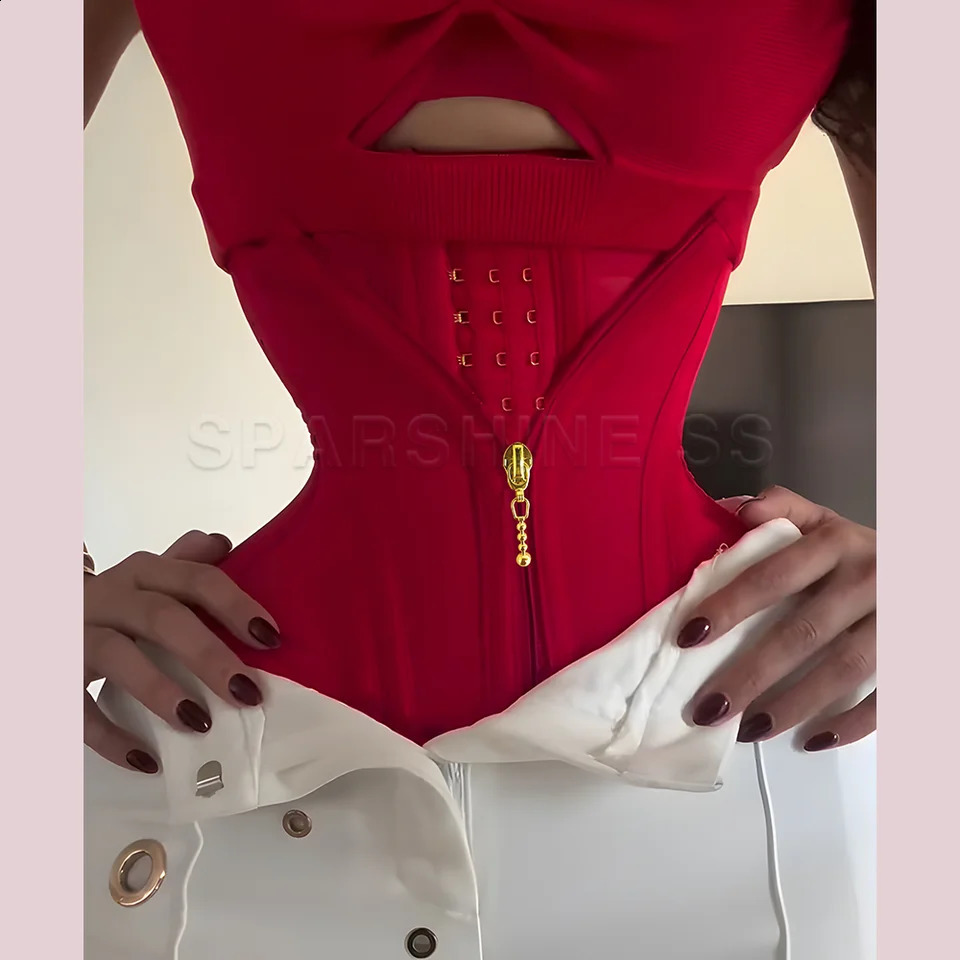Sexy Woman Waist Trainer Slimming Belly Shaping Binder Firm Hooks Corset Fat Compression Girdles Belt Elastic Tight Daily Wear 250814