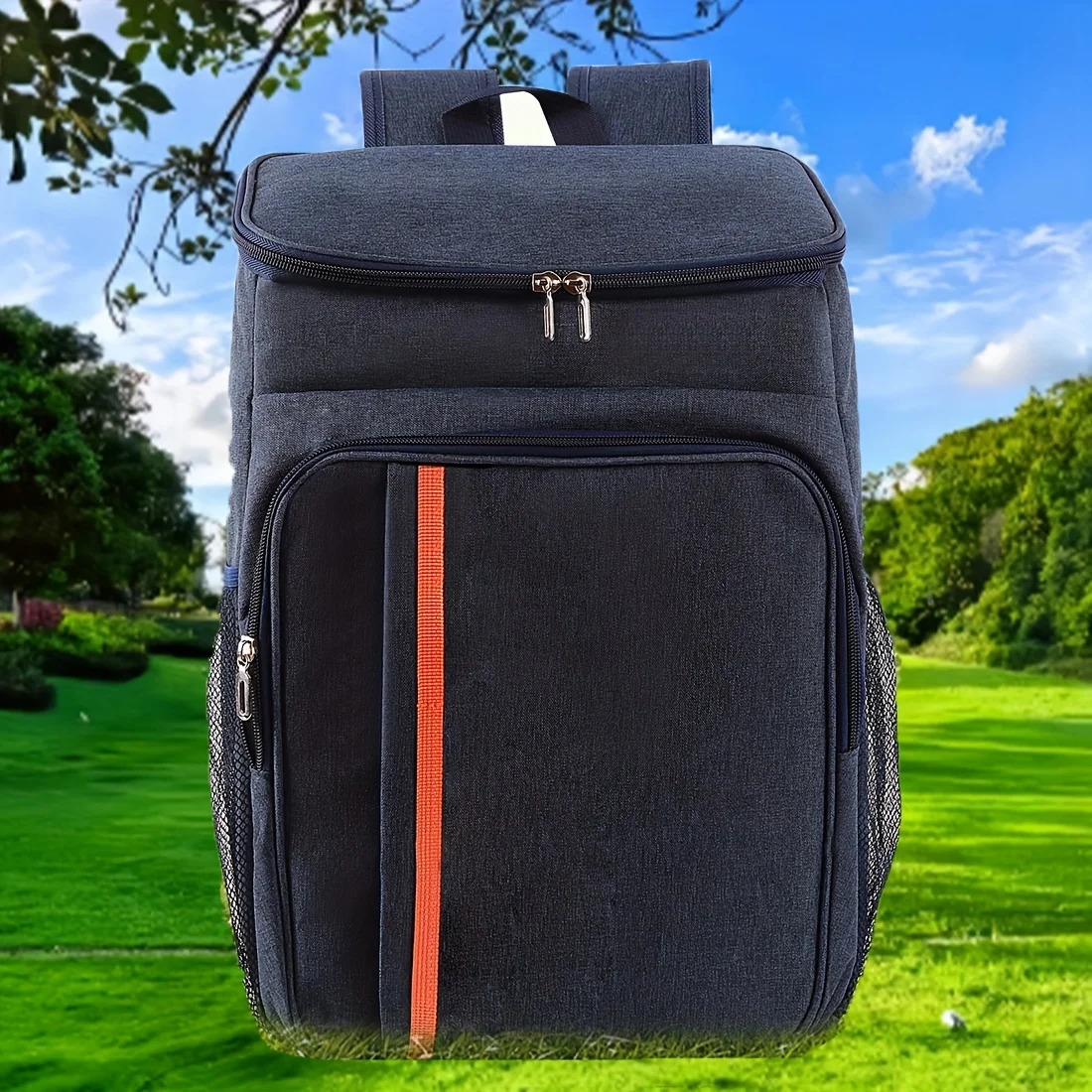 Double Shoulder Insulated Bag Large Capacity Durable Outdoor Picnic Camping Sports Backpack Oxford Cloth Insulated Cold Ice Bag 250818