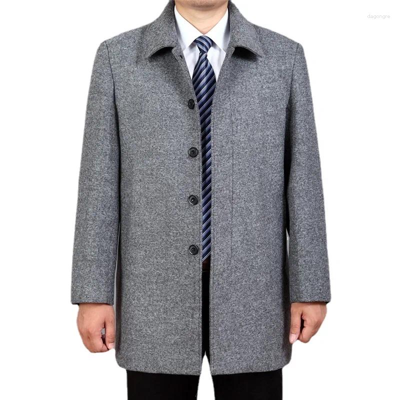 Men's Wool Arrival Fashion Suepr Large Autumn And Winter Woolen Coat Trench Jackets Plus Size S M L XL 2XL 3XL 4XL 5XL 6XL 7XL