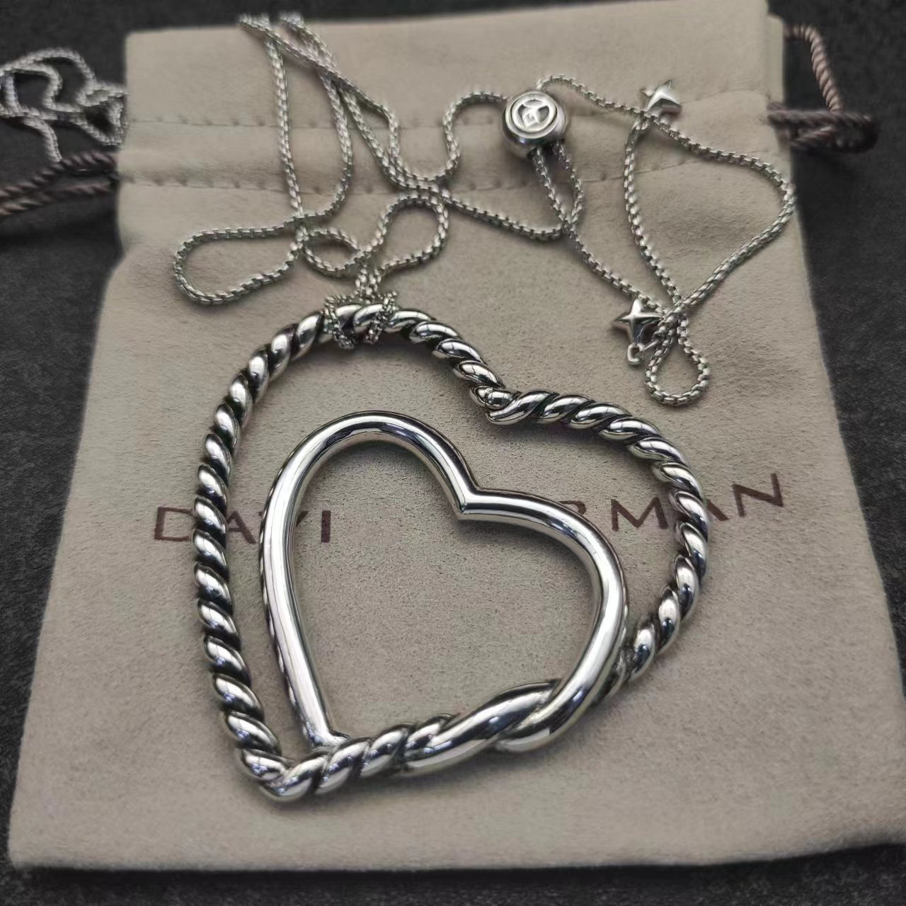 2025 New 925 Sterling Silver DY Classical Style Women's Pendant Necklace Simplicity Diamond Elegant and Exquisite Jewelry for Any Occasion