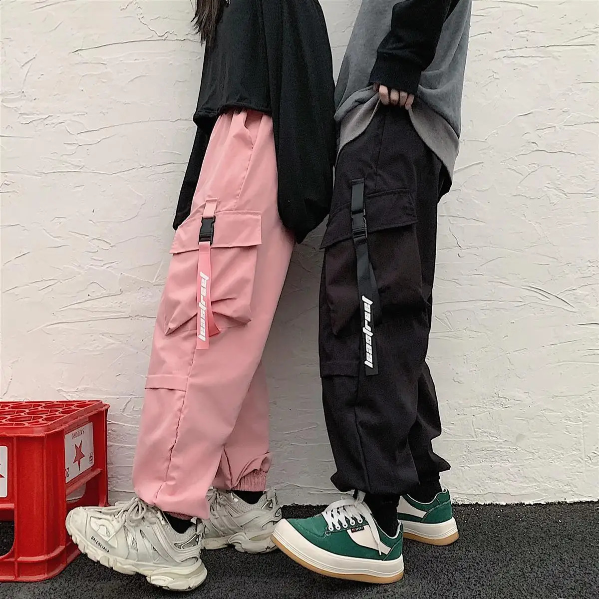 2024 Y2K Techwear Utility Pants Multi Pocket Drop Crotch Joggers Unisex Baggy Tapered for Hip Hop Street Pography 250815