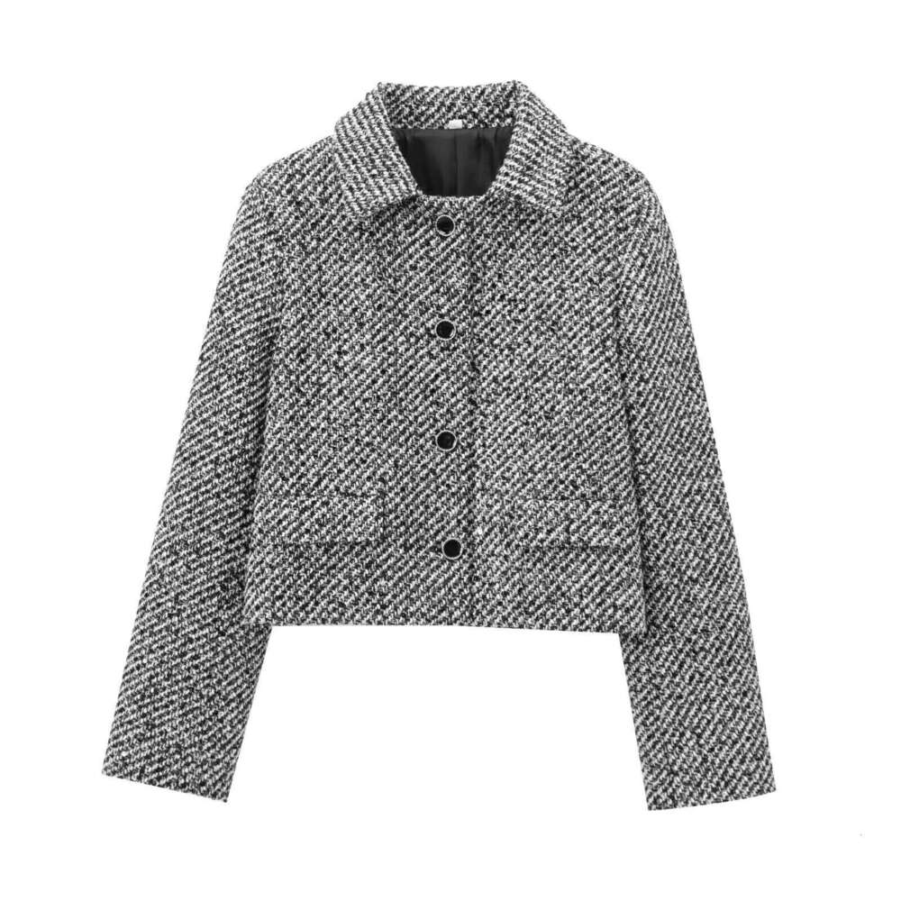 UNIZERA Women's With Bead Decoration Texture Single Breasted Autumn New Suit Jacket