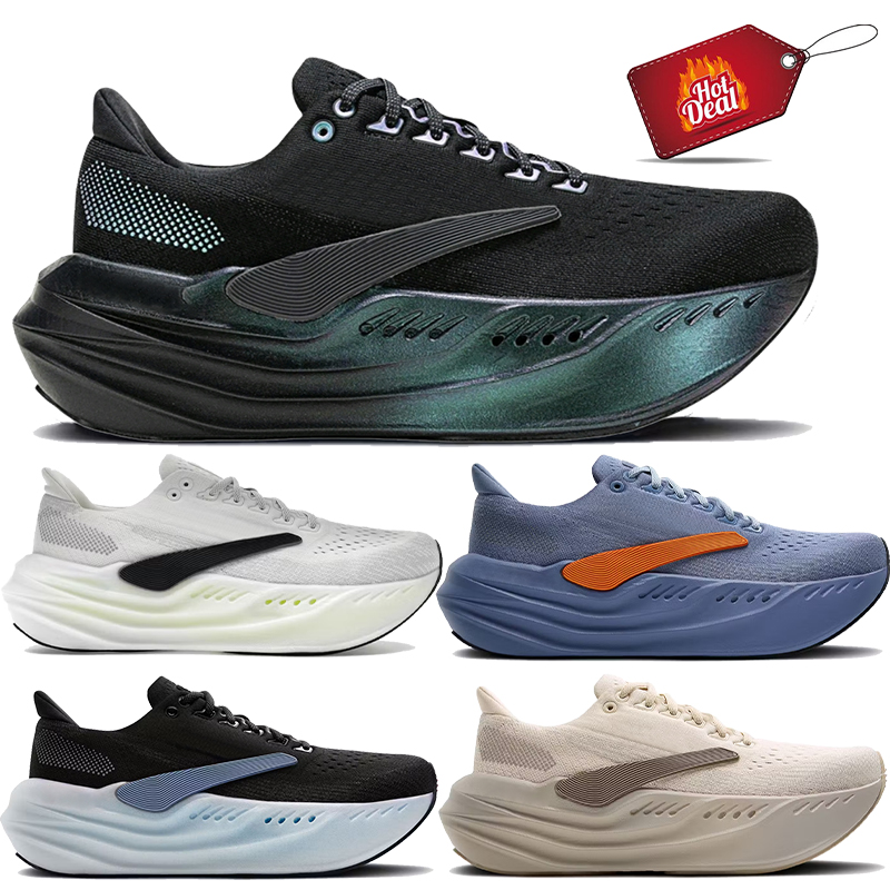 Mens sneakers designer men running shoes Glycerin Grey Black White Metallic Light womens trainers Pink Blue Sky Orange women shoe Green almond peach