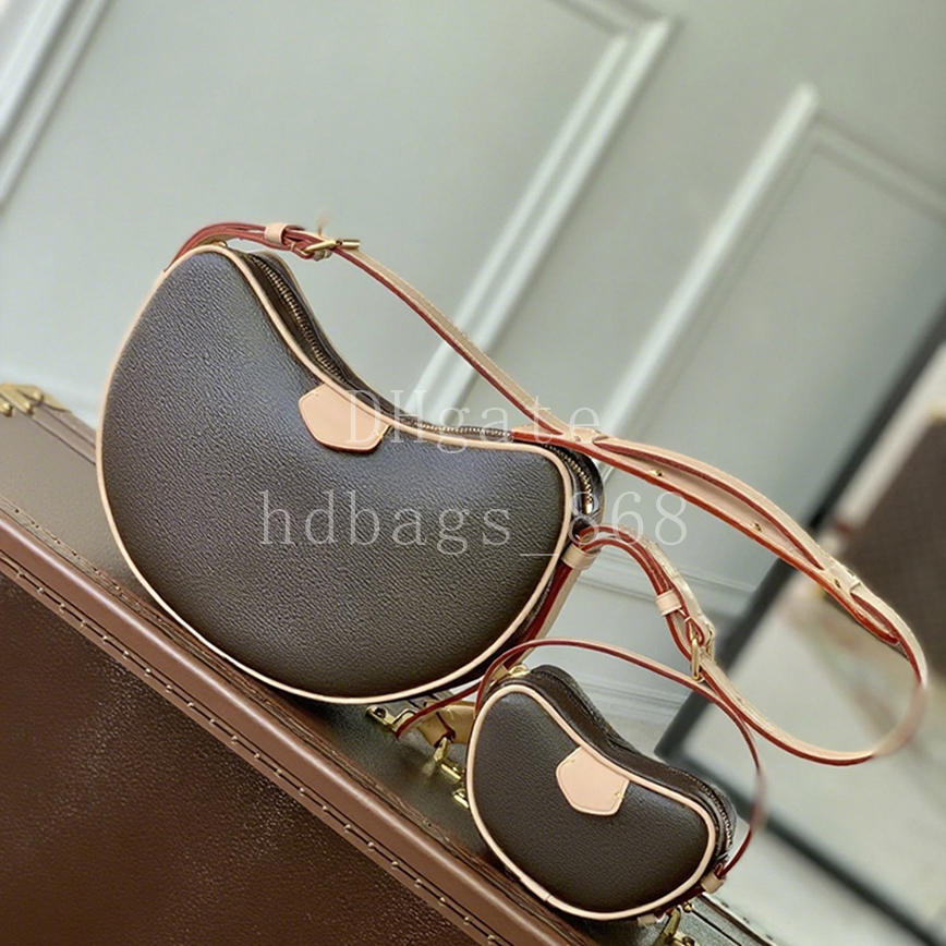 Mirror quality Designer Bags Handbags Luxury Canvas Leather Shoulder Bag Fashion Hobo Bag 25cm with Box LC10A2
