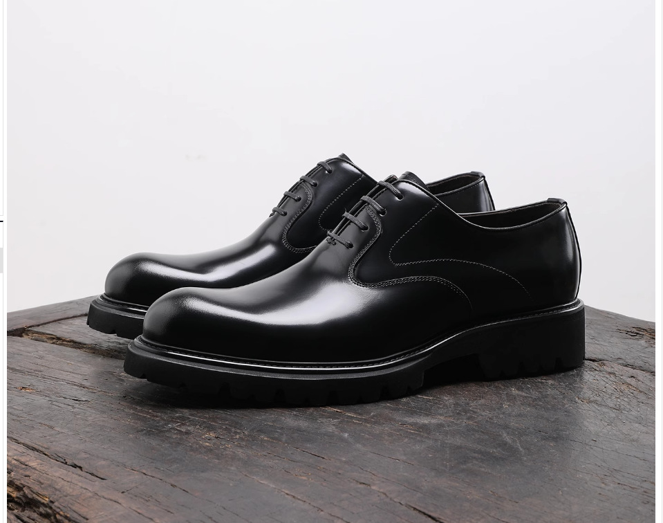 British Style Trend Formal Business, Loisker Leather Chaussures, Young Commuter Cuir Bright Cuir, Oxford Chaussures Chaussures de mariage