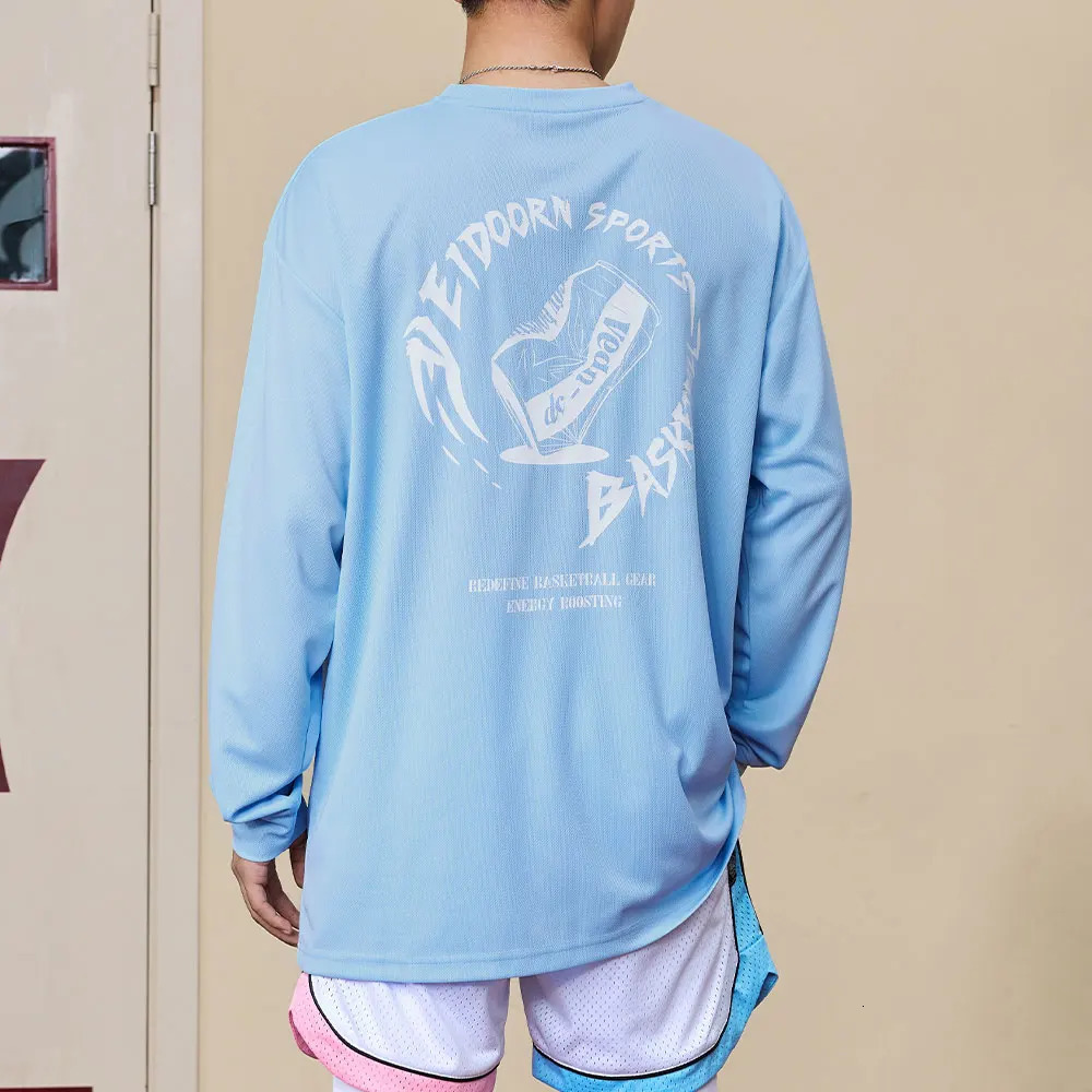 Crew Neck Long Sleeve MoistureWicking TShirts for Men Breathable Tops Fitness Outdoor Activities Casual Wear 250818