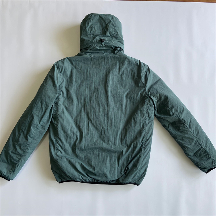 Autumn and winter men's casual goggles hoodie windproof cotton jumper with mobile badge youth trendy brand warm cardigan zipper jackets