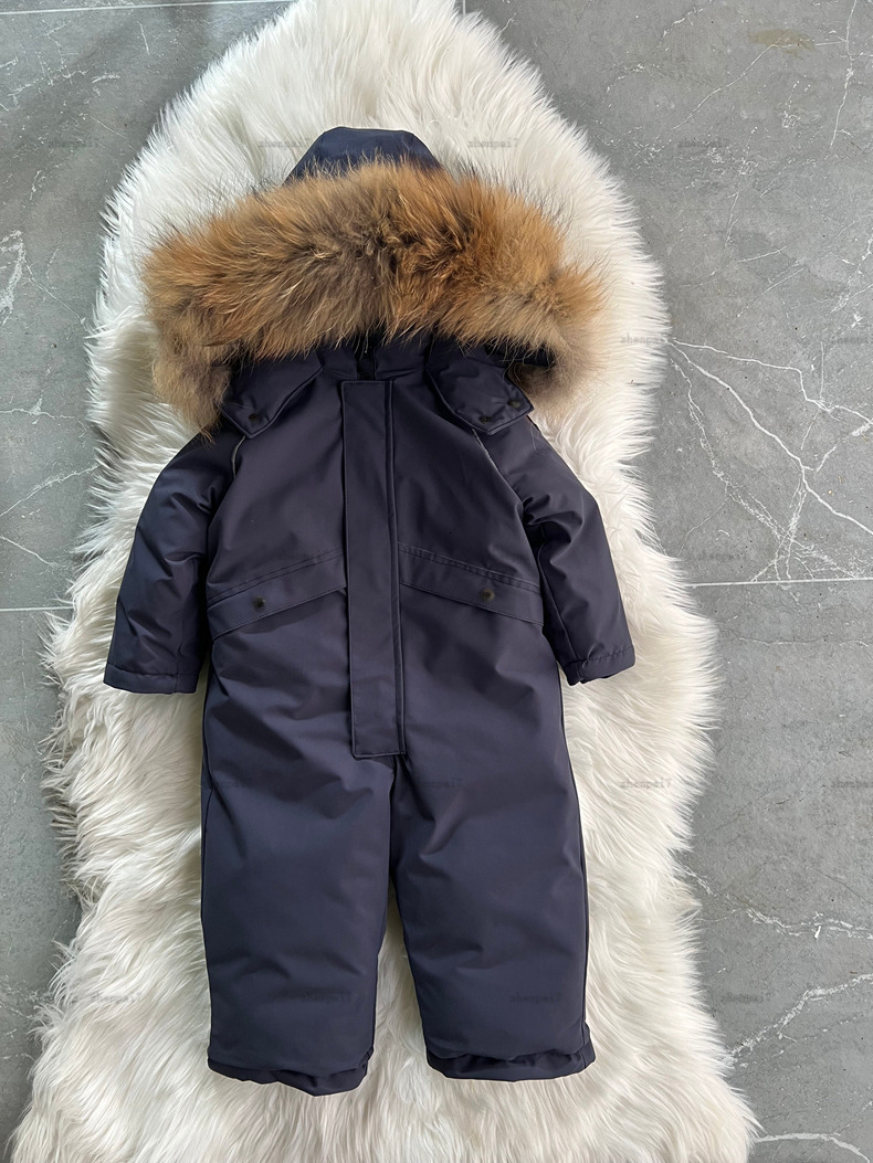 Top newborn Cotton jumpsuits winter Cute pattern infant bodysuit kids designer clothes Hooded design toddler romper A000X27N285-g-image-1071562637