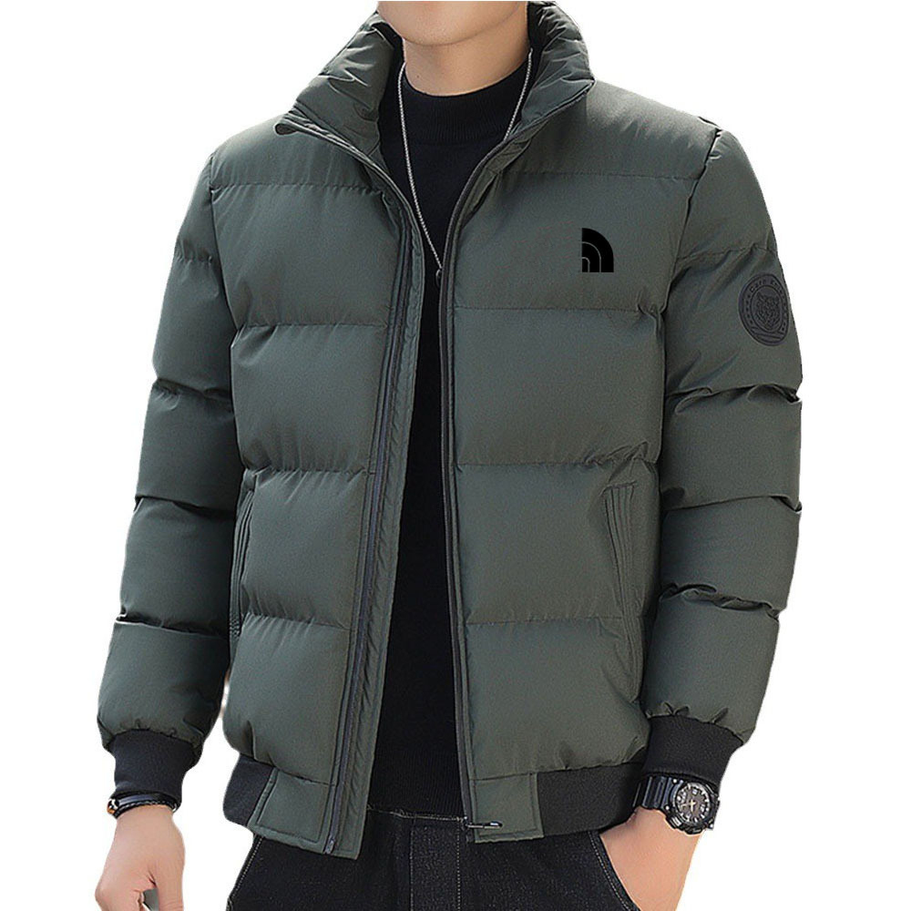 Populaire Designer Veste Hommes Down Parkas Vestes d'hiver Mince et léger confortable coupe-vent à capuche col montant chaud imprimé coton mince
