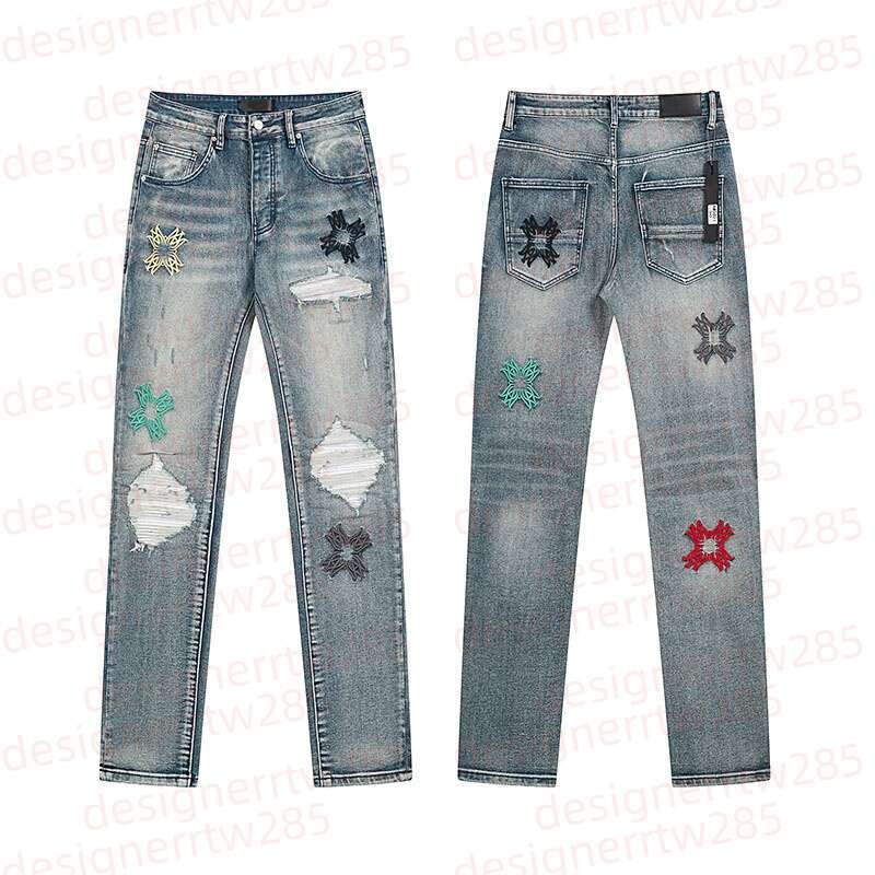 Classic jean Designer Straight mens jeans luxury casual pants