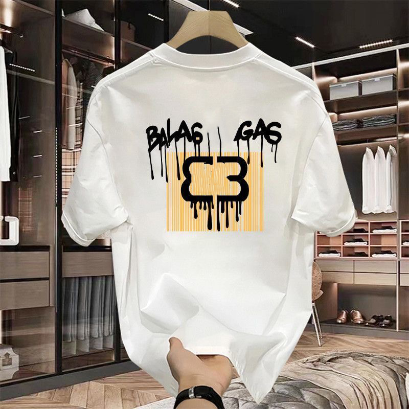 Men's T Shirts 2025 Summer Men Tops Shirt Women Cotton Hip HopCasual Streetwear Fashion Brand Print Man Clothig Tee Short Sleev M-5XL