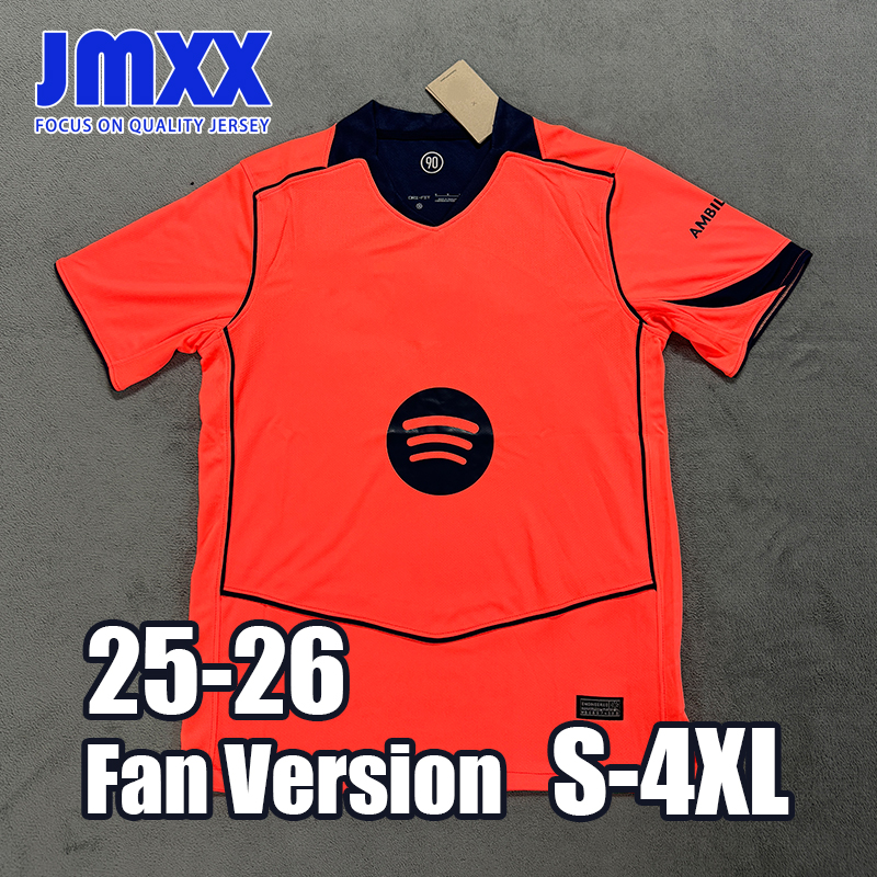 5XL 4XL XXXL JMXX 25 26 Barcalonaes Soccer Jerseys Home Away Third Special Lamine Yamal Pedri Mens Uniforms Jersey Man Football Man Shirt 2025 2026