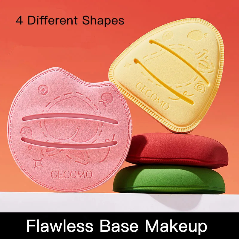 4PCS Foundation Powder Puff Super Soft Air Cushion Makeup Blender Marshmallow Sponge Wet and Dry Dual Use Cosmetic Applicator 250814