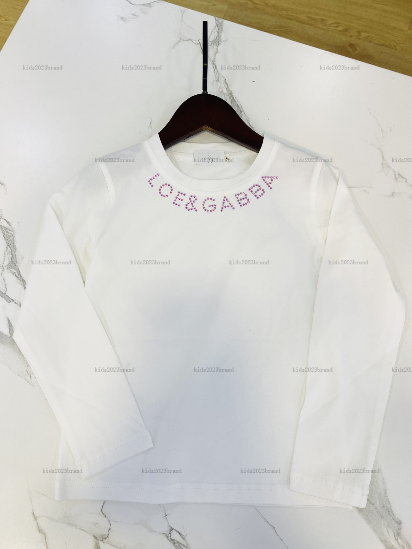 Nouveaux bébés à capuche cousue de la lettre de diamant Pillumage Automne Child Pull enfant Designer Vêtements Boys Girl Girl Sweatshirts A813X22