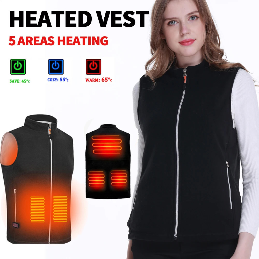 veste chauffée Femmes Vêtements de gilet chauffé vestes chauffées pour hommes vêtements de veste chauffée électrique veste usb vêtements de chauf