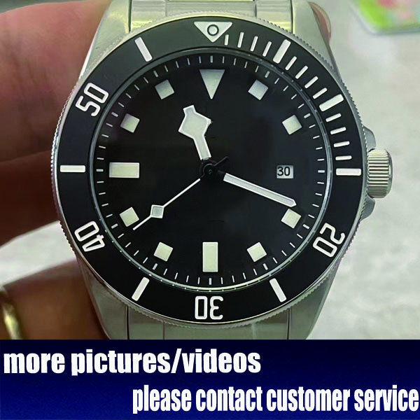 Vente à faible prix des montres-bracelets pour hommes.Coltre en céramique en acier inoxydable de taille classique, 8215 Mouvement mécanique, verr