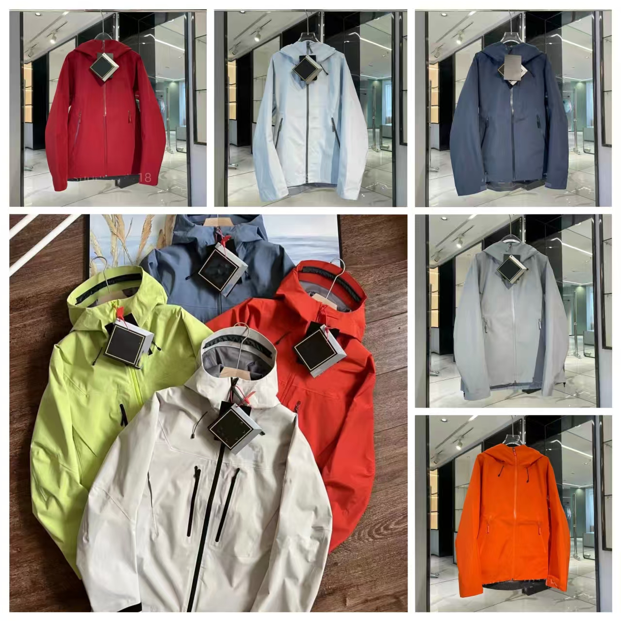 Designer Mens Waterproof Breathable Jacket womens Outdoors Sports Coats Ski Hiking Windproof Winter Outwear Detachable inner Interchange Jacket US S