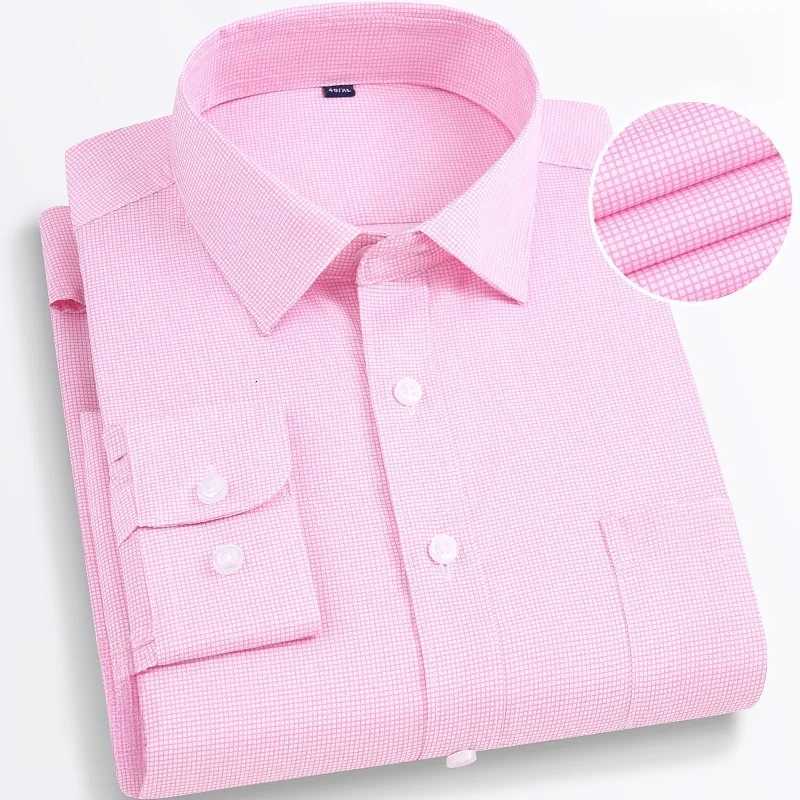Chemises de mode masculines Qualité Polyester sans rembourrage Collier carré à manches longues Elegant Business Homs Smart Smart Dress Shirt Z250