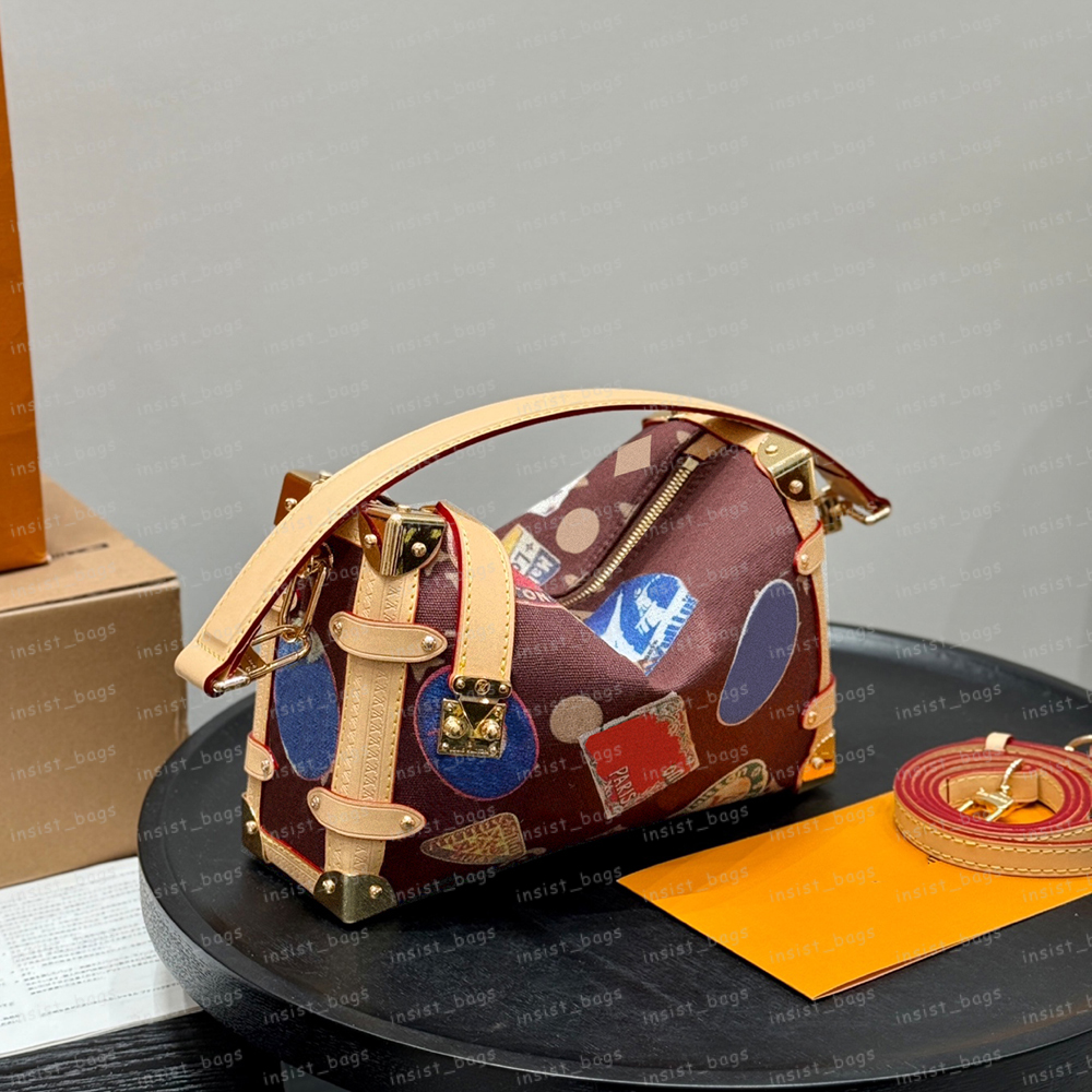 9A Mirror Quality Canvas Colorful Duffle Bags Unisex Pillow Travel Bag Women Leather Side Trunk Designer Fitness Handbags Shoulder Bags Crossbody Lu