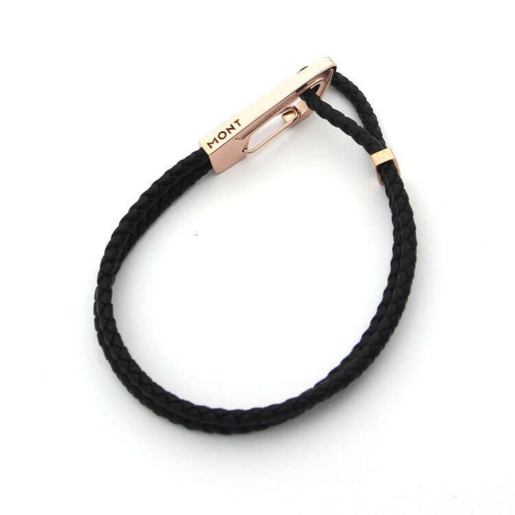 Fashion Charm Bracelets Unisex Orange Leather Rope Wristband Genuine Leather Braided Hand Rope Bracelet Designer Jewelry Bracelets For Elegant Me