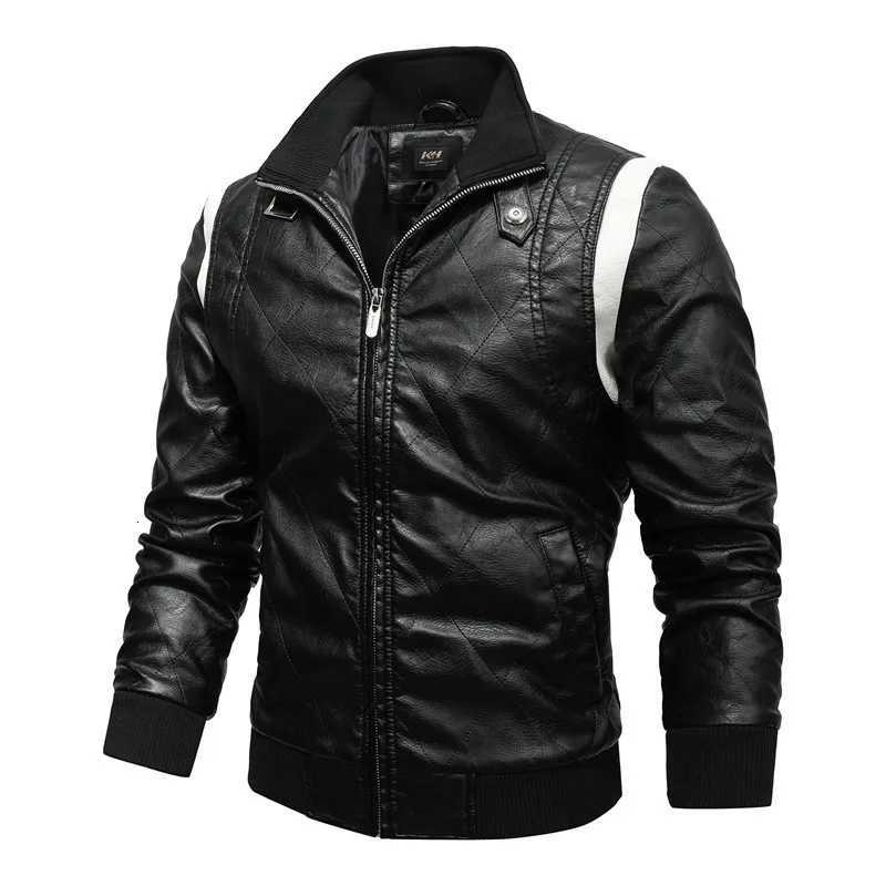 Veste PU Automne Chatte détachable Multi-couleur hommes Biker Cuir Veste Men Zipper Casched Leather Clothing Hooded Coat XJ250818