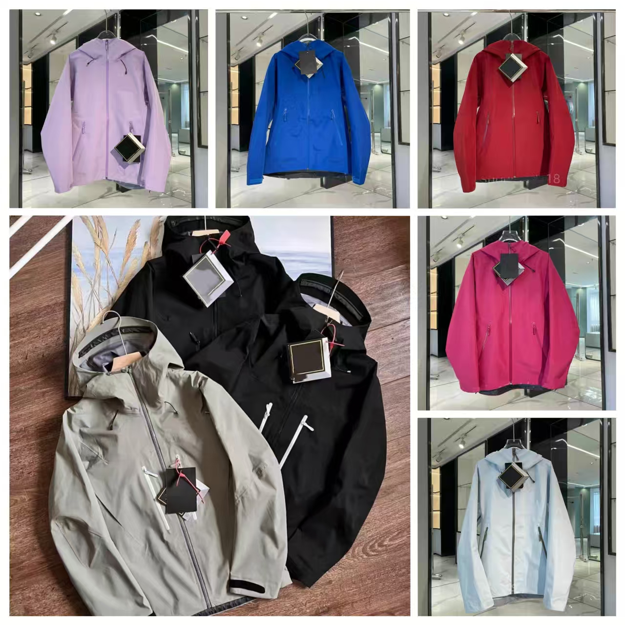 Designer Jacket Mens Jacket Outdoor Zipper Jacket Windproof And Waterproof Mountain Skiing Windproof And Ancestor Interchange Jacket Breathable Sing