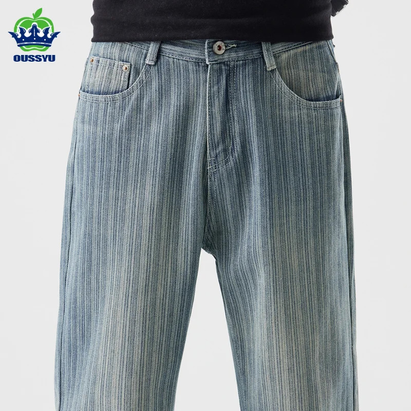 Jeans pour hommes classiques de haute qualité en coton pantalon en jean droit en coton streetwear 250818 pour hommes Ins Y2K