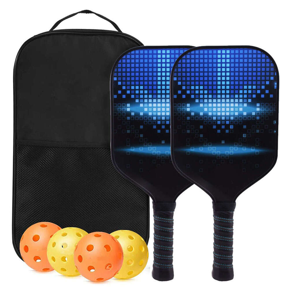 25 New Glass Paddle Set Carbon Fiber Racket Honeycomb Board Pickleball Paddles