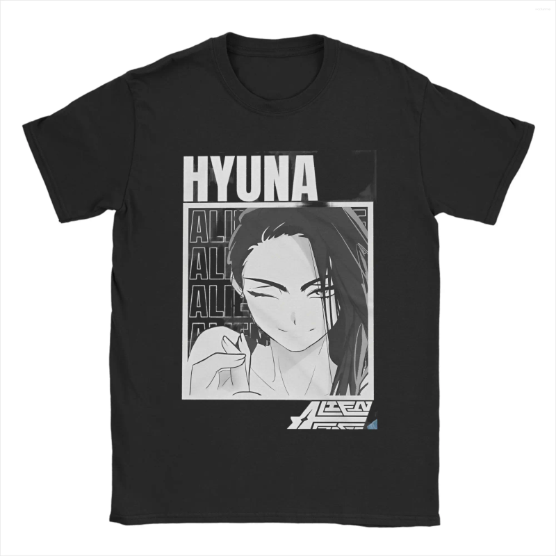 Men's T Shirts Hyuna Alien Stage T-Shirt Beach Anime Japanese Manga For Mens Casual Tee Shirt Short-Sleeved Funny Clothes